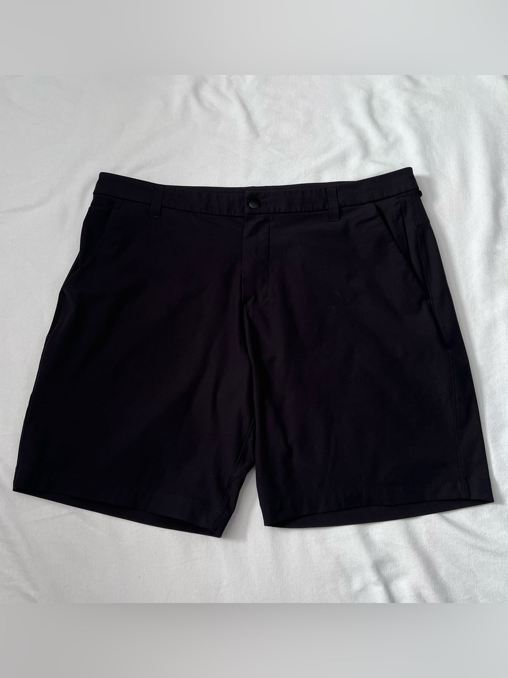 Lululemon Commission Shorts Black 9” Inseam Golf Performance Stretch Mens 36
